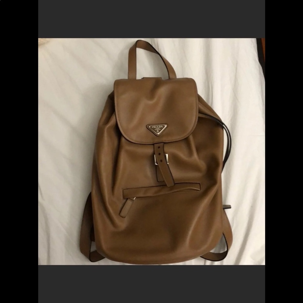 Prada Soft Calf Leather Backpack - image 1